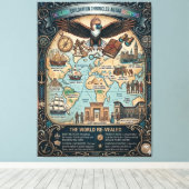 Global Exploration Chronicles キャンバスプリント (インサイチュ (ウッドフロア))