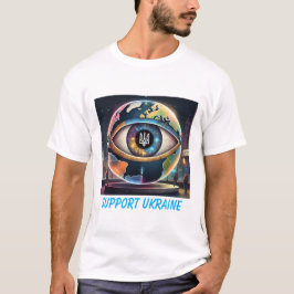 Global Eye Ukraine 24サ統一されたポートTシャツ Tシャツ