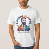 Global Flight Worldview T Tシャツ (正面)