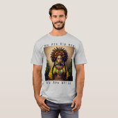 Global Groove:アフリカ文化ヒップホップ Tシャツ (正面フル)