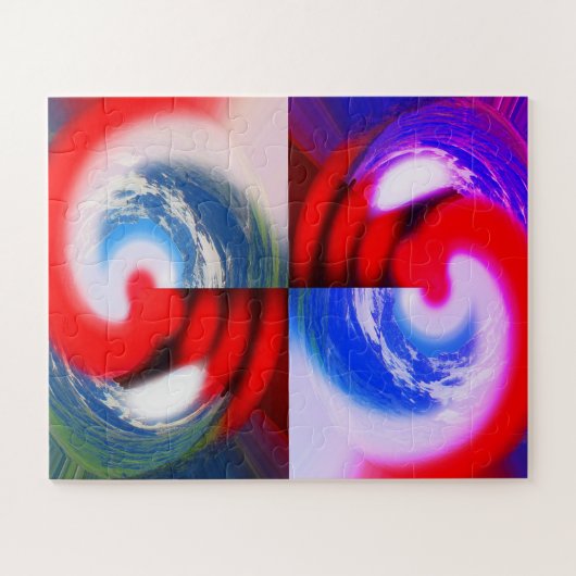 Global heat art ジグソーパズル (横)