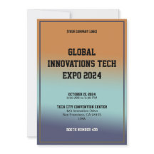 Global Innovations Tech Expo招待状カード