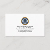 Global Intercepting Crisscross Pattern CEO創始者 名刺 (裏面)