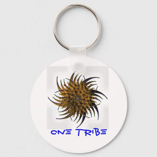Global Peace symboo（世界平和シンボル）、One Tribe キーホルダー (正面)