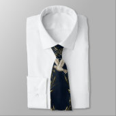 "Global Peace & Unity - Elegant Doves and Olive Br ネクタイ (タイ)
