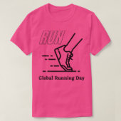 Global Running Day Classic Tシャツ (デザイン正面)