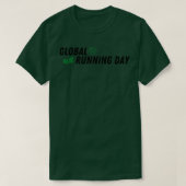 Global Running Day  Tシャツ (デザイン正面)