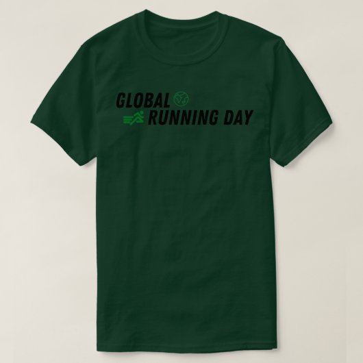 Global Running Day  Tシャツ (デザイン正面)