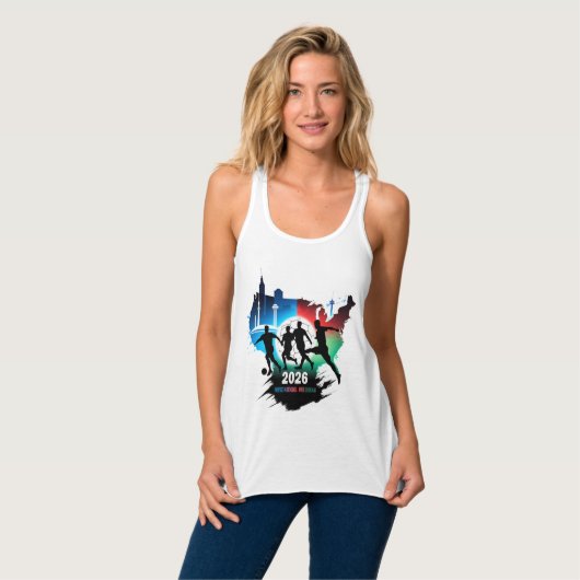 Global Soccer 2026 Three Nations. One Dream.  タンクトップ (正面フル)