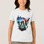 Global Soccer 2026 Three Nations. One Dream.  トライブレンドＴシャツ (正面)
