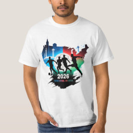 Global Soccer 2026 Three Nations. One Dream.  Tシャツ