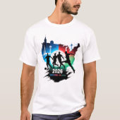 Global Soccer 2026 Three Nations. One Dream.  Tシャツ (正面)