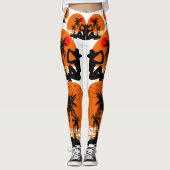 Global Tourism  Day Leggings レギンス (正面)