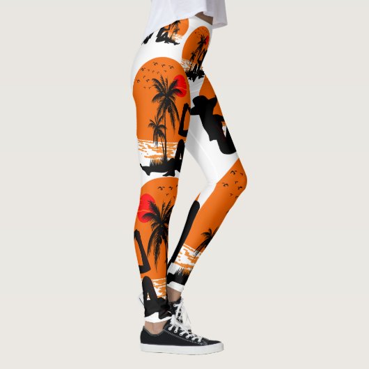 Global Tourism  Day Leggings レギンス (右)