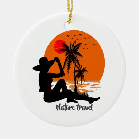 Global Tourism Resilience Day セラミックオーナメント (正面)