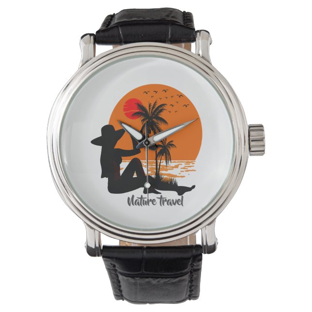 Global Tourism Resilience Day 腕時計 (正面)