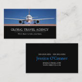 Global Travel Agency Agentビジネスカード 名刺 (正面/裏面)