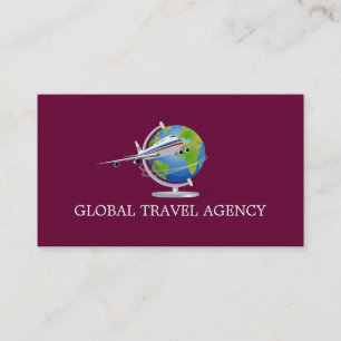 Global Travel Agency Agentビジネスカード 名刺