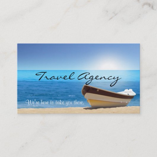 Global Travel Agency Agentビジネスカード 名刺 (正面)