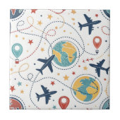 Global Travel Aviation Pattern (1) タイル (正面)