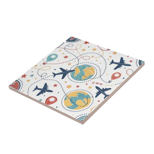 Global Travel Aviation Pattern (1) タイル (側面)