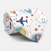 Global Travel Aviation Pattern (1) ネクタイ (ロール)