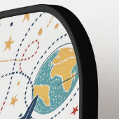 Global Travel Aviation Pattern (1) ピックルボールラケット (左詳細)