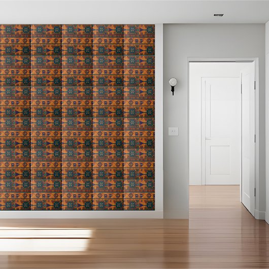 Global Traveler African Geometric Patternタイル タイル