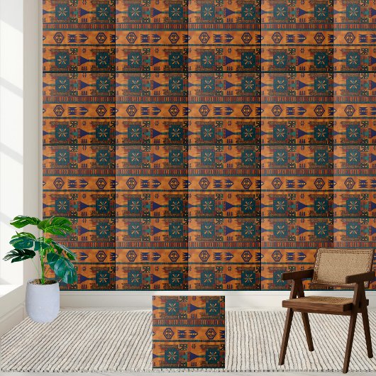 Global Traveler African Geometric Patternタイル タイル