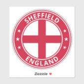 Global Traveler - 'City', England (Edit)ステッカー シール (シート)