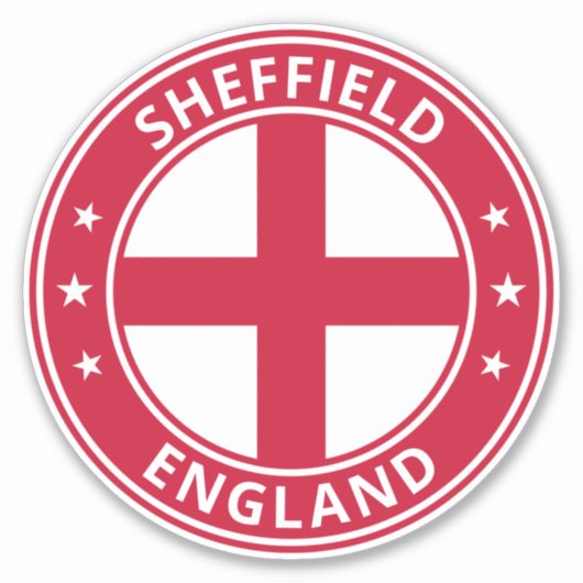 Global Traveler - 'City', England (Edit)ステッカー シール (正面)