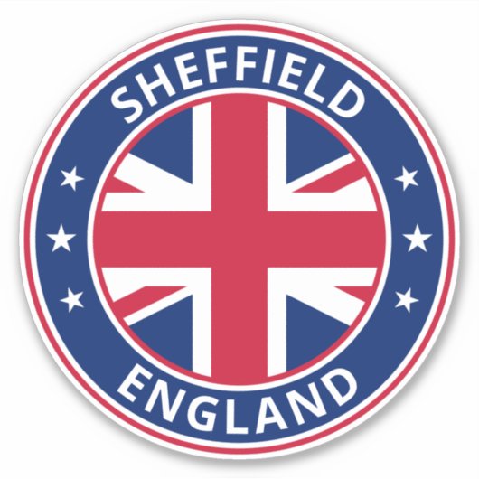 Global Traveler - 'City', England (Edit)ステッカー シール (正面)