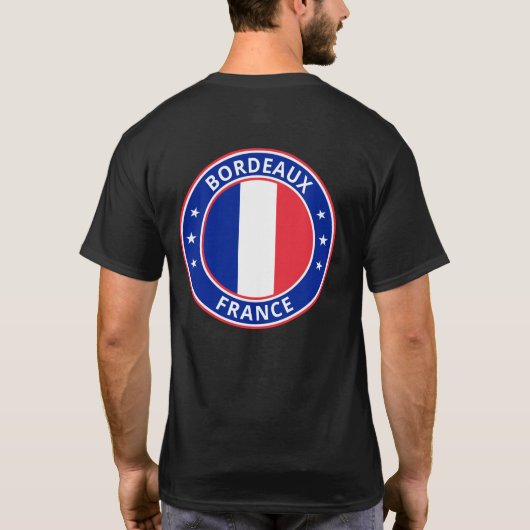 Global Traveler - City, France (Edit) T-Shirt Tシャツ (裏面)