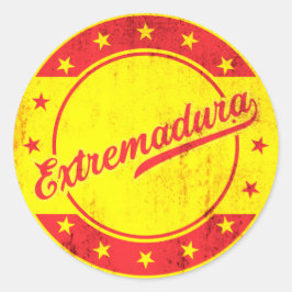 Global Traveler - Extremadura，スペイン ラウンドシール