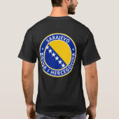 Global Traveler - Sarajevo, Bosna i Hercevna Tシャツ (裏面)