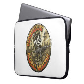 Global Wealth Badger Laptop Sleeve ラップトップスリーブ (正面左)