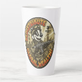 Global Wealth Badger Latte Mug カフェラテマグ (正面)
