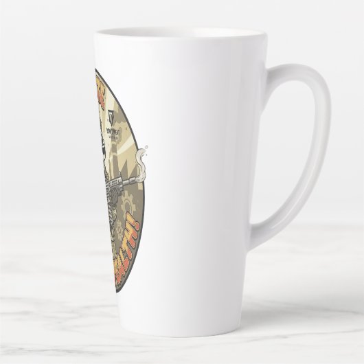 Global Wealth Badger Latte Mug カフェラテマグ (右)