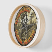 Global Wealth Badger Wall Clock 壁時計 (傾斜)