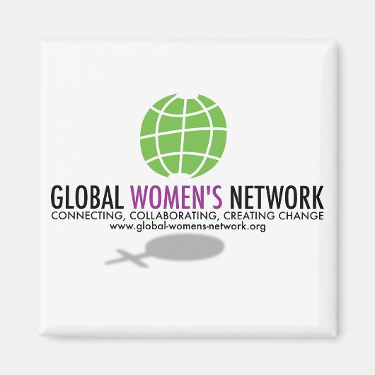 Global Women's Network Magnet マグネット (正面)