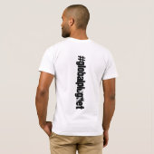 globalplugのライムグリーンのブラジルのティーの黒のロゴ tシャツ (裏面フル)