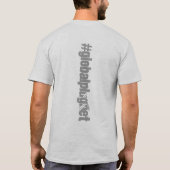 globalplug Gray Sports Tee LSマネーグリーンロゴ Tシャツ (裏面)