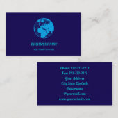 Globeロゴ付き旅行名刺 名刺 (正面/裏面)