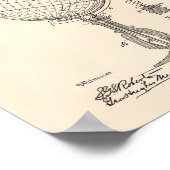 Globe 1888特許美術古人 ポスター (角)