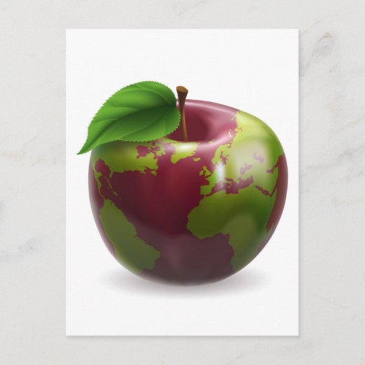 Globe Appleコンセプトイラストレーション ポストカード (正面)