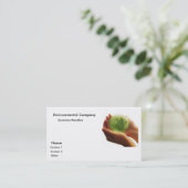 globe-green-hand_world、Environmental Company、… 名刺 (スタンド正面)