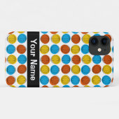 Globe iPhone '名前' iPhone 11かろうじてケース Case-Mate iPhoneケース (裏面(横))