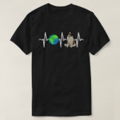 Globe Planet Earth St Tシャツ (デザイン正面)