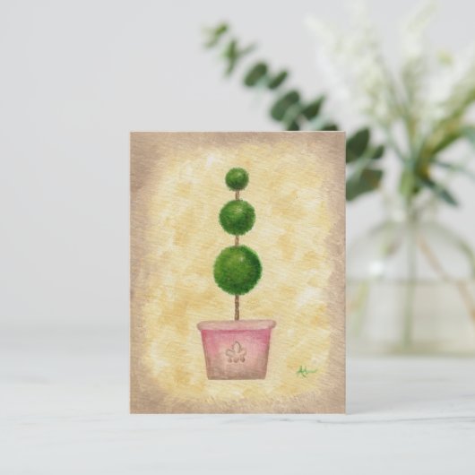 Globe Topiaryはがき ポストカード (スタンド正面)