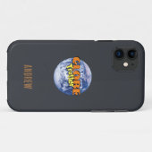 Globetrotter （カスタマイズ可能）電話ケース Case-Mate iPhoneケース (裏面(横))